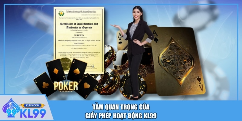 Tầm quan trọng của giấy phép hoạt động KL99